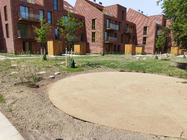 Fællesareal ved Kildegården i Roskilde